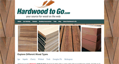 Desktop Screenshot of hardwoodtogo.com